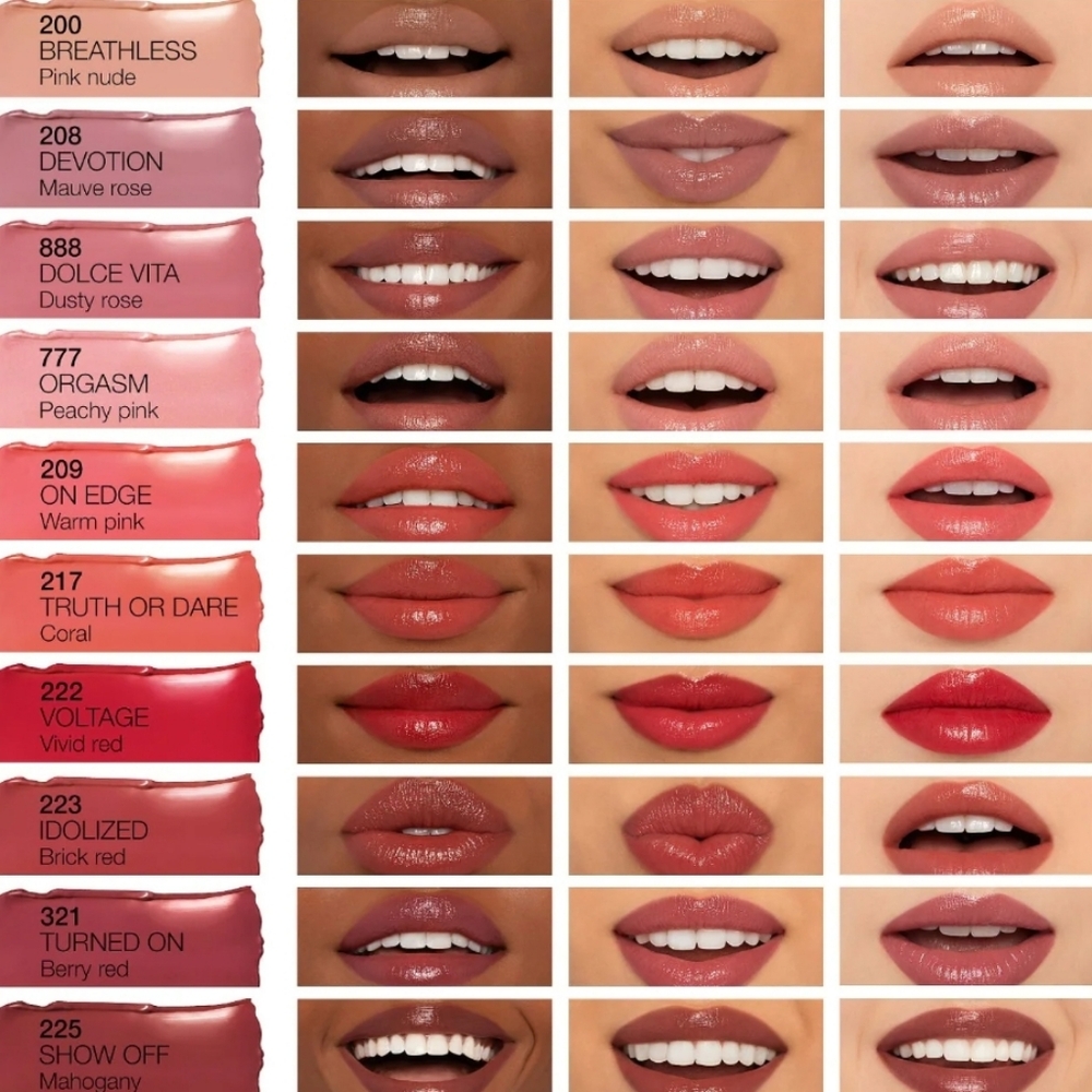 Nars Afterglow Sensual Shine Hydrating Lipstick | Voltage Vivid Red | Brand New - Picture 6 of 14